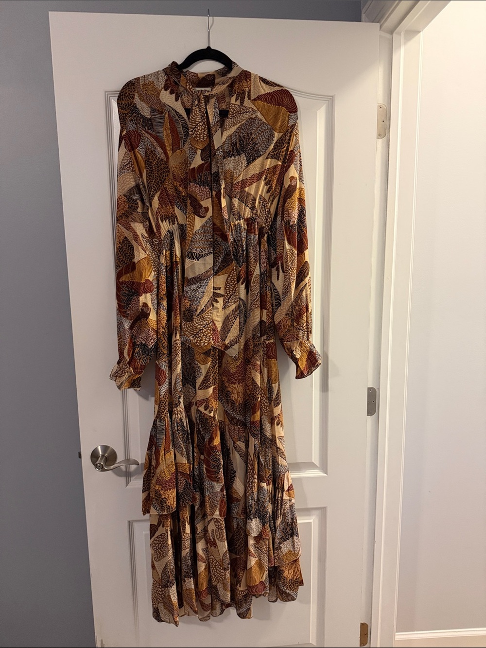 Farm Rio Spotted Macaw Maxi Dress size small